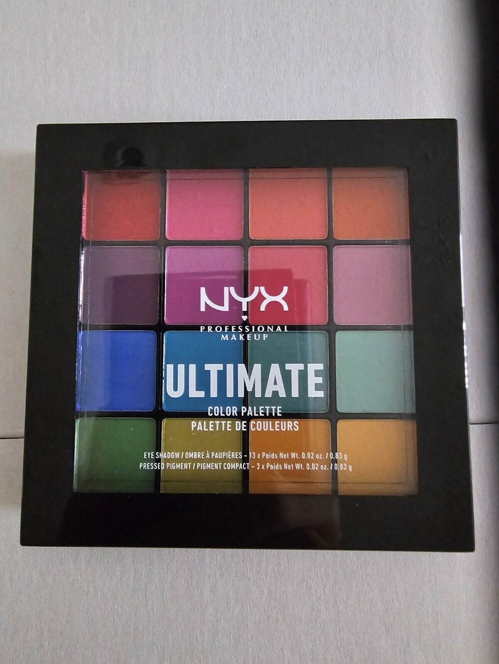 Nyx Professional Makeup Ultimate Brights Eyeshadow Palette Set – New Sealed